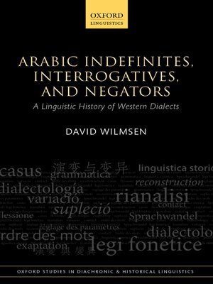 cover image of Arabic Indefinites, Interrogatives, and Negators